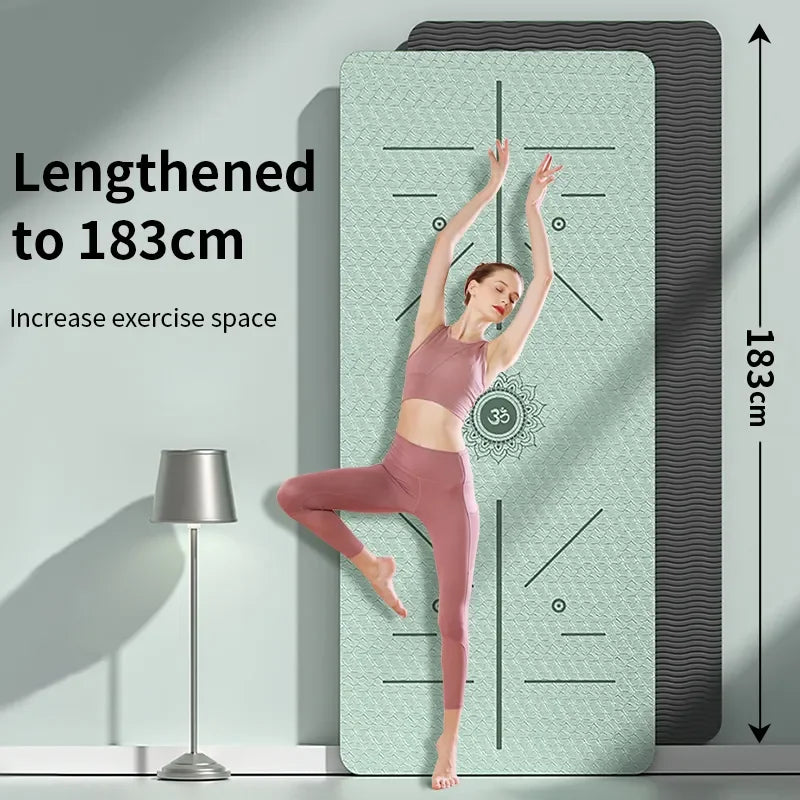 ZenVibe Eco-Friendly Non-Slip Yoga Mat: Your Companion for Mindful Movement