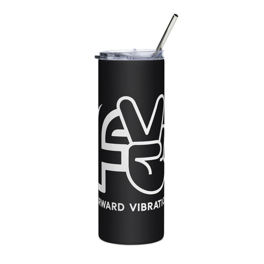 Forward Vibrations Stainless steel tumbler - black