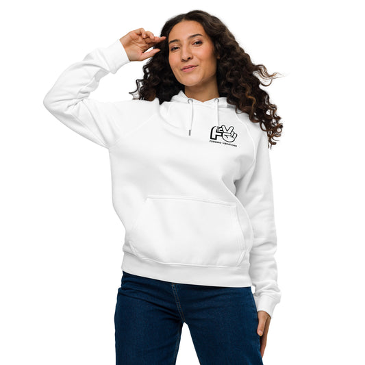 Forward Vibrations Empowered Plates Empowered Lives unisex hoodie white