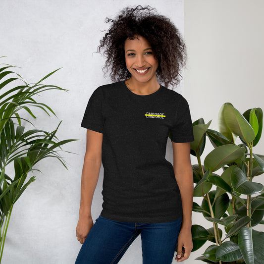 EMBRACE Vibes Unisex t-shirt - Yellow