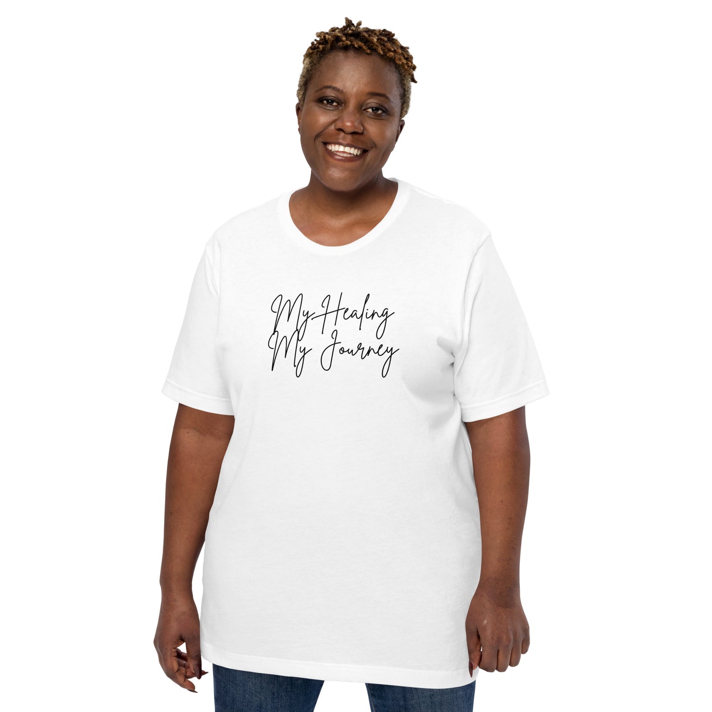 My Healing My Journey Unisex t-shirt - white