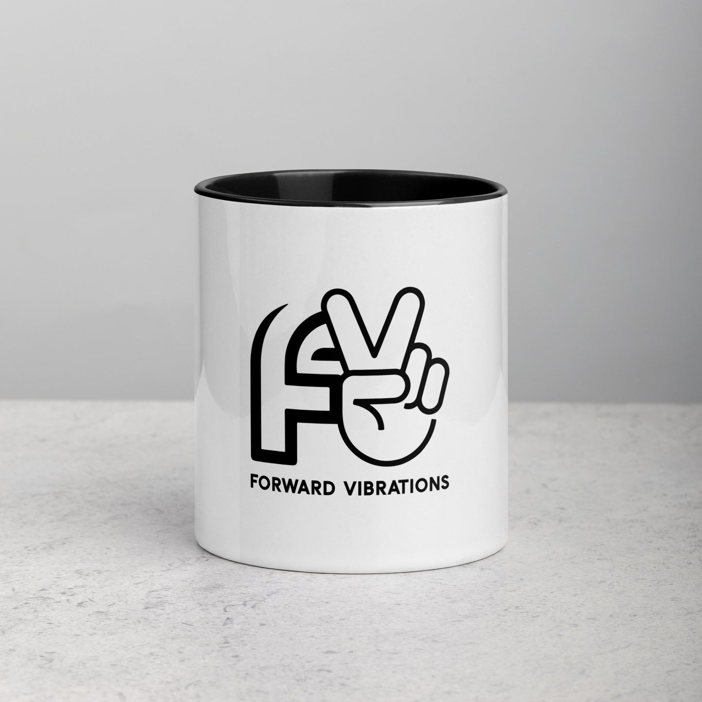 Forward Vibrations Mug with Color Inside